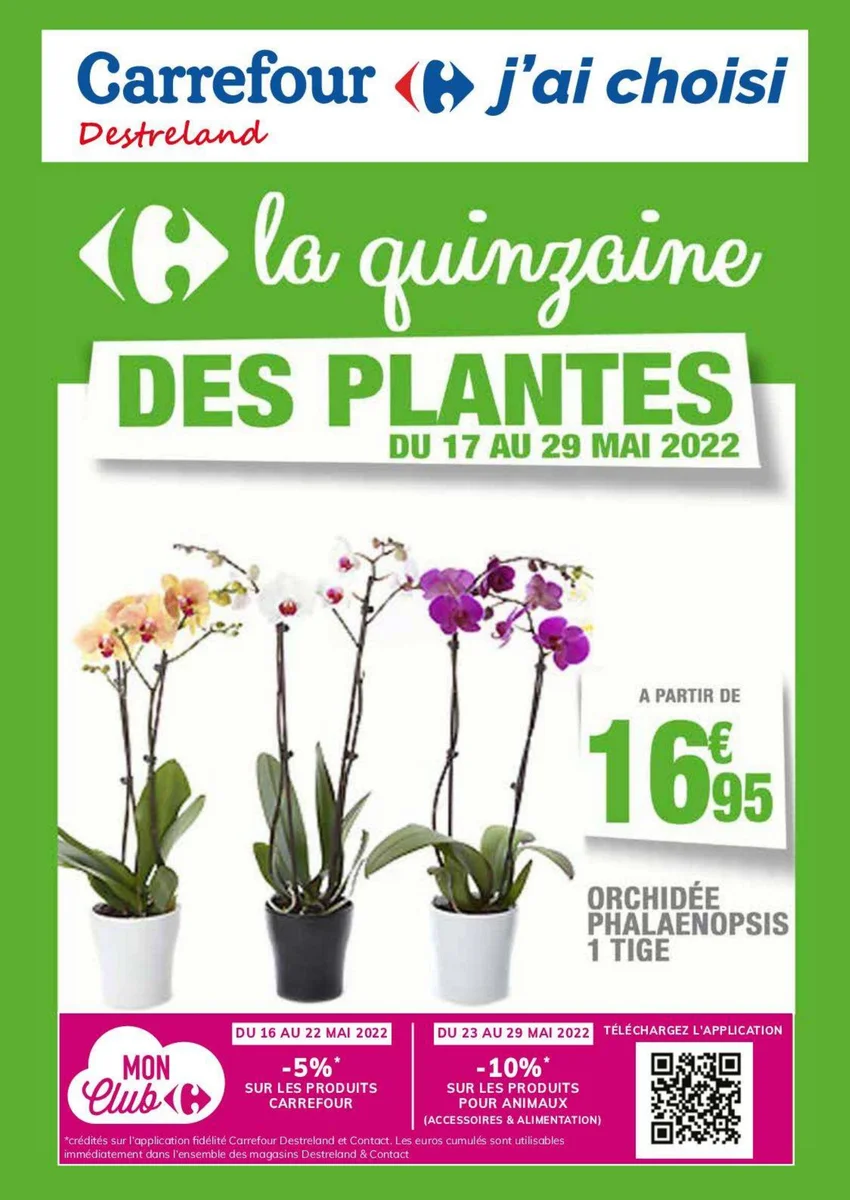 Promo Marché aux fleurs chez Carrefour